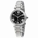 Seiko Black Dial Stainless Steel Ladies Watch SUT173