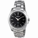 Seiko Black Dial Stainless Steel Men's Watch SGEF81