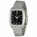 Seiko Black Dial Stainless Steel Men's Watch SXD841