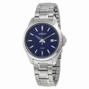Seiko Blue Dial Stainless Steel Quartz Men's Watch SUR153