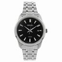 Seiko Casual Black Dial Stainless Steel Men's Watch SGEG05