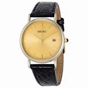 Seiko Champagne Dial Gold-tone Men's Watch SKK696