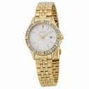 Seiko Champagne Dial Gold-tone Stainless Steel Ladies Watch SXDF22