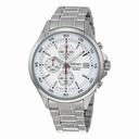 Seiko Chrongoraph Silver Dial Stainless Steel Men's Watch SKS473