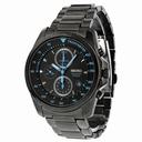 Seiko Chronograph Black Dial Black PVD Stainless Steel Men's Watch SNDD67
