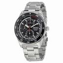 Seiko Chronograph Black Dial Stainless Steel Men's Watch SNDG57