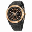 Seiko Chronograph Black Dial Stainless Steel Men's Watch SNDE76