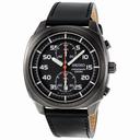 Seiko Chronograph Black Ion-plated Men's Watch SNN217P1