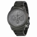 Seiko Chronograph Light Grey Dial Black Ion-plated Men's Watch SSB141