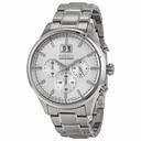 Seiko Chronograph Silver Dial stainless Steel Men's  Watch SPC079