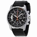 Seiko Chronograph Stainless Steel Cloth Strap Men's Watch SNN079P2