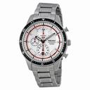 Seiko Chronograph White Dial Stainless Steel Men's Watch SNDF35P1
