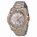 Seiko Chronograph White Dial Two-tone Men's Watch SRW026P1