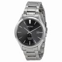 Seiko Classic Black Dial Stainless Steel Men's Watch SGEG95