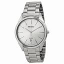 Seiko Classic Silver Dial Stainless Steel Men's Watch SGEG67