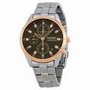 Seiko Conceptual Chronograph Brown Dial Stainless Steel Men's Watch SNDX46