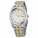 Seiko Conceptual White Dial Two Tone Stainless Steel Men's Watch SGGA45
