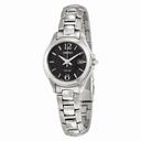Seiko Core Solar Black Dial Stainless Steel Ladies Watch SUT249