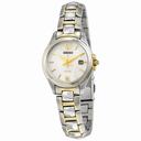 Seiko Core Solar Silver Dial Two-tone Ladies Watch SUT250