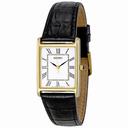 Seiko Dress Black Leather Strap Men's Watch SNF672