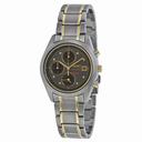 Seiko Grey Dial Two Tone Titanium Men's Watch SNA559