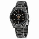 Seiko Kinetic Black Dial Black Black Ion-plated Men's Watch SKA681