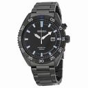 Seiko Kinetic Black Dial Black PVD Stainless Steel Men's Watch SKA625