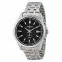 Seiko Kinetic Black Dial Stainless Steel Men's Watch SKA633