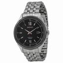 Seiko Kinetic Black Dial Stainless Steel Men's Watch SKA659