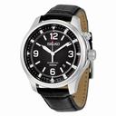 Seiko Kinetic Black Dial Stainless Steel Men's Watch SKA689