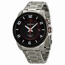 Seiko Kinetic Black Dial Stainless Steel Men's Watch SKA553