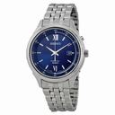 Seiko Kinetic Blue Dial Stainless Steel Men's Watch SKA655