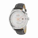 Seiko Kinetic Cream Dial Black Leather Men's Watch SRN049