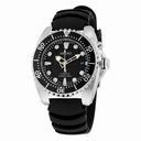 Seiko Kinetic Dive Black Dial Black Rubber Men's Sports Watch SKA371P2