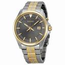 Seiko Kinetic Grey Dial Two-tone Men's Watch SKA582