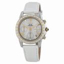 Seiko Le Grand Sport Solar Chronograph White Dial White Leather Ladies Watch SSC878