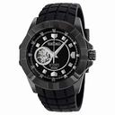 Seiko Lord Automatic Black Dial Black Polyurethane Men's Watch SSA079
