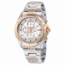Seiko Lord Chronograph Silver Dial Two-tone Men's Watch SNDE72