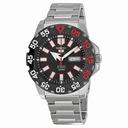 Seiko Men 5 Sports Monster Automatic Black Dial Stainless Steel Men's Watch SRP487