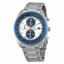 Seiko Neo Sport Chronograph Blue and White Dial Stainless Steel Men's Watch SNDF87P1