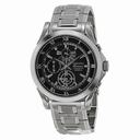 Seiko Premier Chronograph Black Dial Stainless Steel Men's Watch SPC051