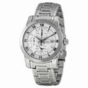 Seiko Premier Chronograph Silver Dial Stainless Steel Men's Watch SNAF29