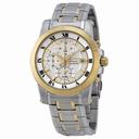 Seiko Premier Chronograph White Dial Stainless Steel Men's Watch SNAF32