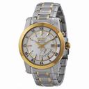 Seiko Premier Kinetic Silver Dial Stainless Steel Men's Watch SRN040P1