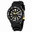 Seiko Prospex Automatic Black Dial Black Rubber Men's Sports Watch SRP641