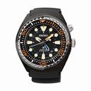 Seiko Prospex Kinetic GMT Black Silicone Men's Watch SUN023