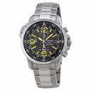 Seiko Prospex Solar Chronograph Dual Time Zone Black Dial Stainless Steel Men's Watch SSC093