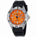 Seiko Prospex Solar Quartz Dive Orange Dial Men's Watch SNE109
