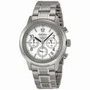 Seiko Quartz Chronograph Silver Dial Men's Watch SSB001