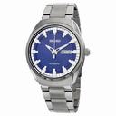 Seiko Recraft Automatic Blue Dial Stainless Steel Men's Watch SNKN41